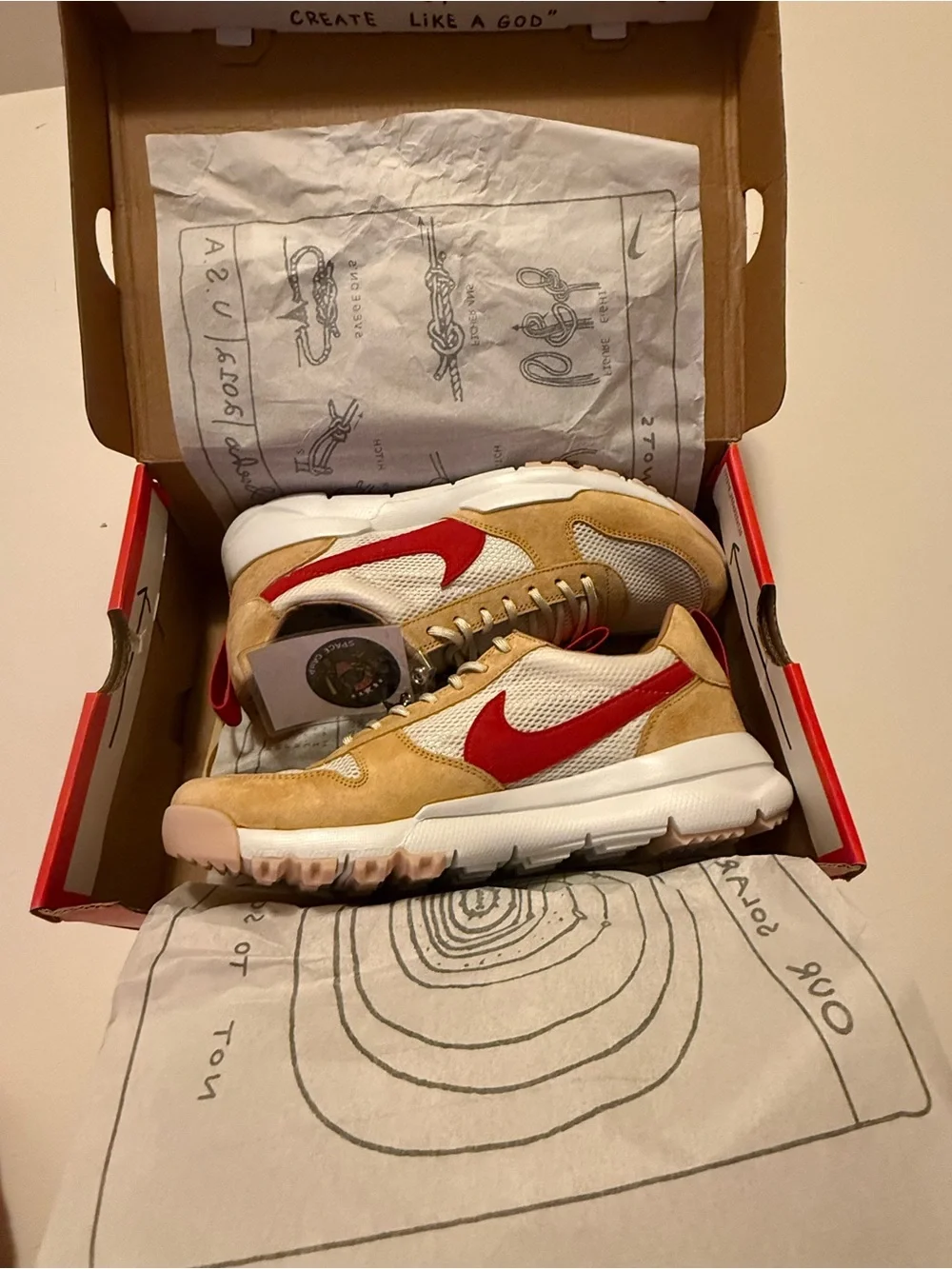 NIKE NikeCraft Mar’s Yard Shoe 2.0 Tom Sachs Space Camp SZ 45 (11/11.5)